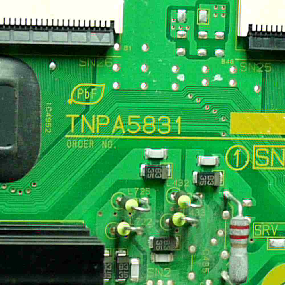 برد اسکن تلویزیون پاناسونیک TH-P50X60 , برد TNPA5831 پاناسونیک , SN BOARD